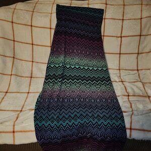 Aztec Print Maxi Dress, Women's Size Small